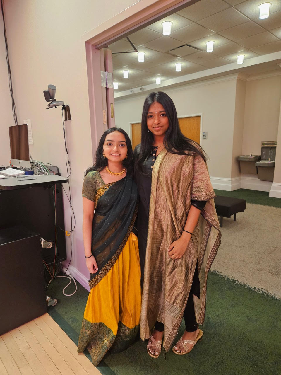 Natya Dance Theatre dancers Poorna Bhatt and Samyuktha Vijay